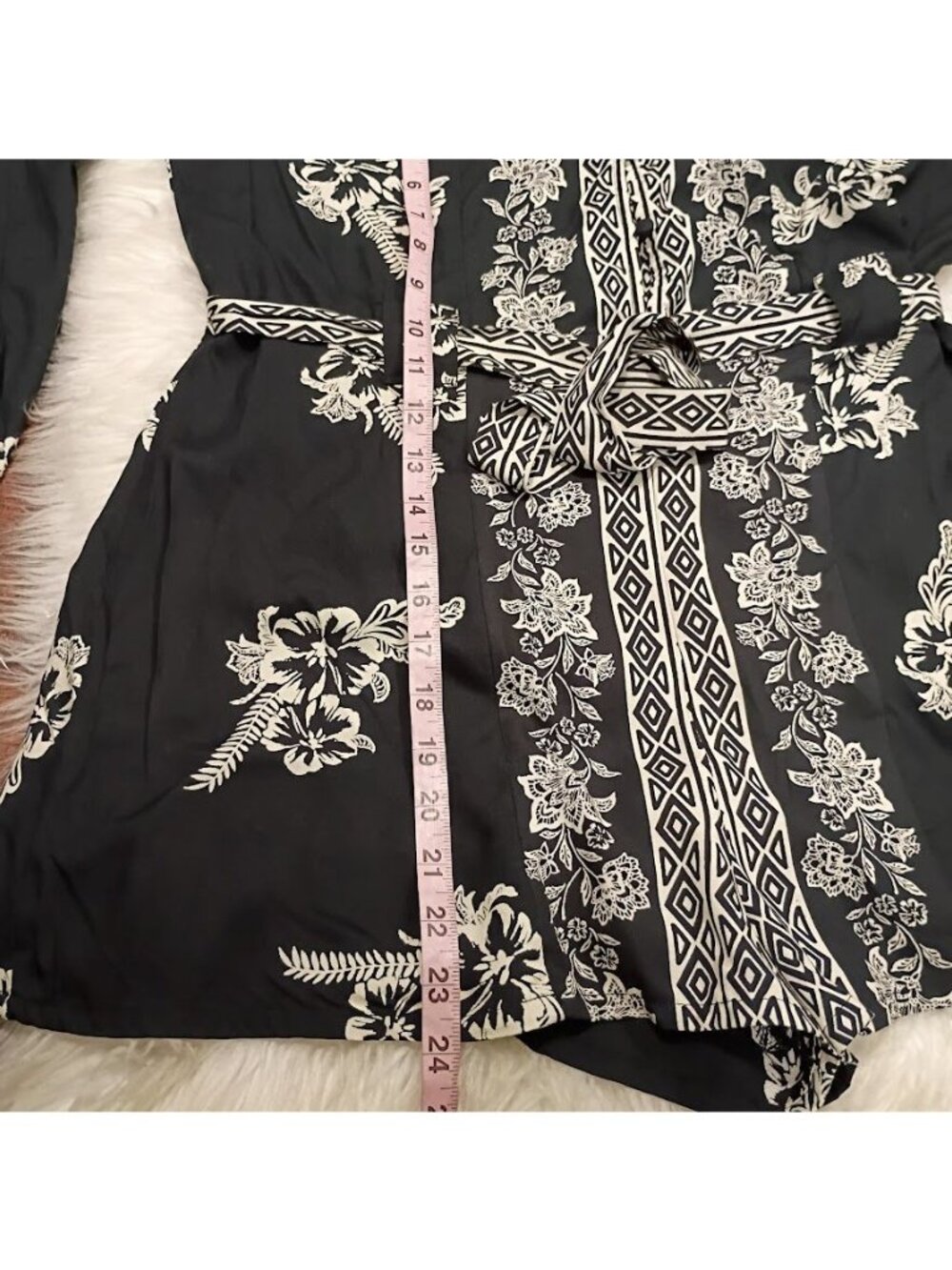 Goa Romper M Beachwear By Japna Black Floral Boho Resortwear - Picture 8 of 11